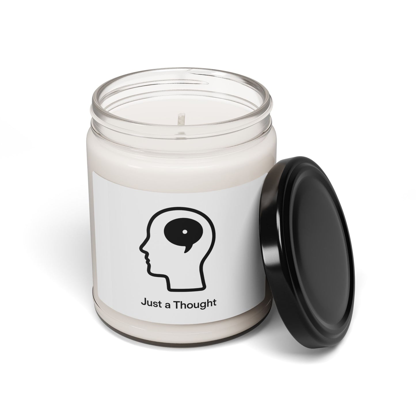 Just a Thought Scented Soy Candle — 9oz Minimalist Mindfulness Candle