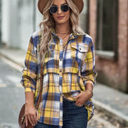 Plaid long sleeve shirt