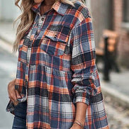 Plaid long sleeve shirt