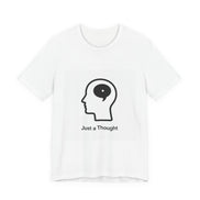 Just a Thought T-Shirt — Minimalist Head & Thought Bubble Tee